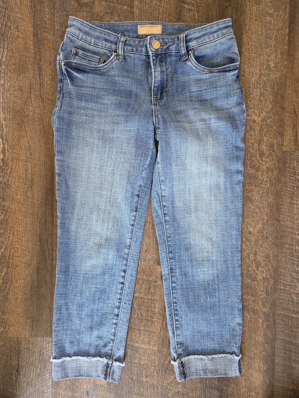 Kut from the Kloth Amy Cropped Straight Leg Jeans